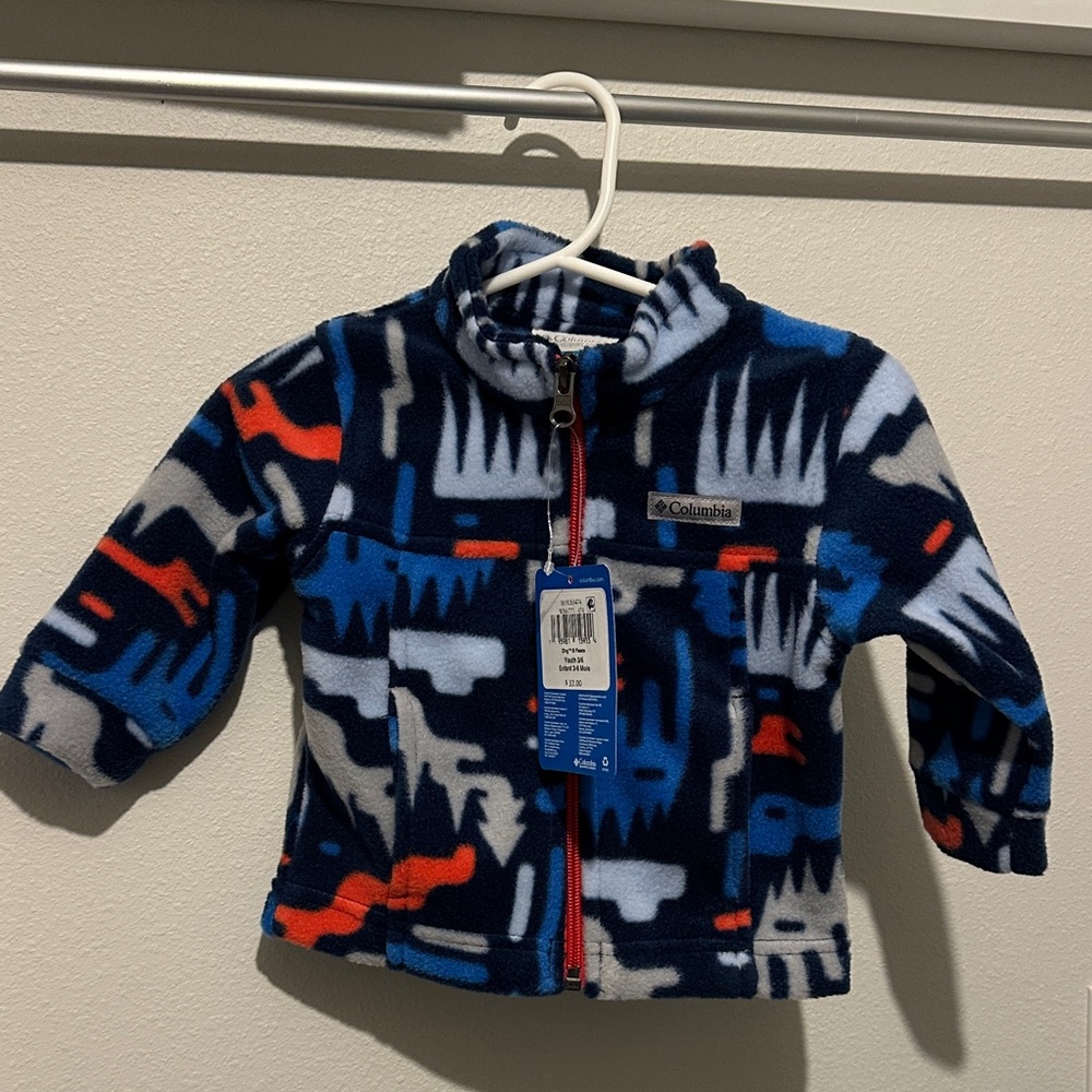 Columbia Kids' zip up Fleece Jacket - Blue and Red